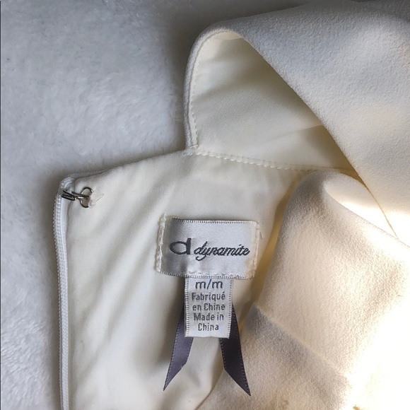 White Dress Criss-Cross Back - Picture 4 of 4